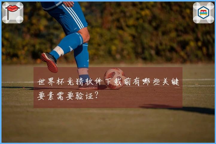 世界杯竞猜软件下载前有哪些关键要素需要验证？