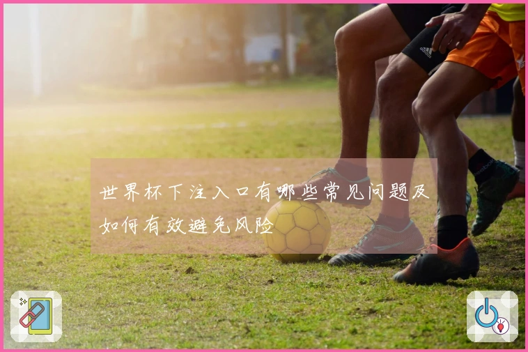 世界杯下注入口有哪些常见问题及如何有效避免风险